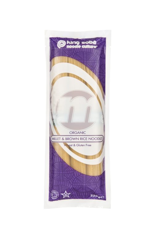 Mακαρόνια (νουντλς) από Κεχρί και Καφέ Ρύζι