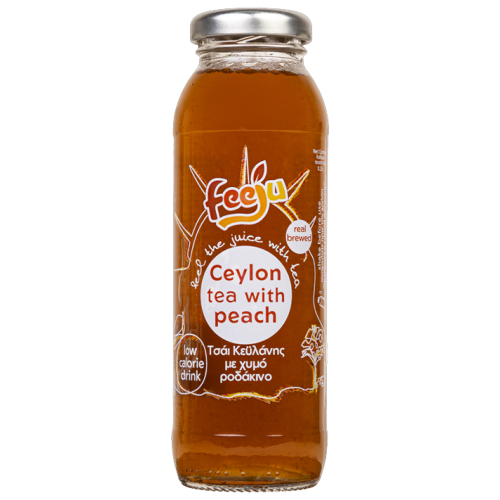 Τσάι Κεϋλάνης με χυμό από Ροδάκινο