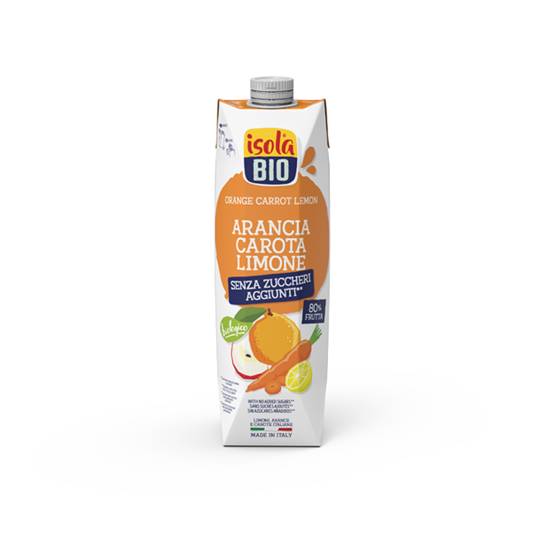 Χυμός Πορτοκάλι Καρότο Λεμόνι χωρίς προσθήκη ζάχαρης