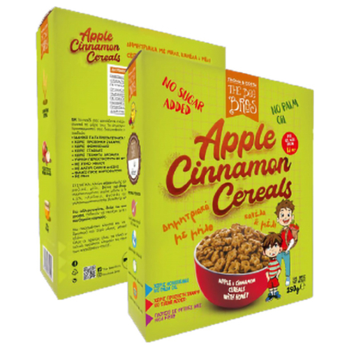 Τραγανά Δημητριακά με Κανέλα και Μήλο