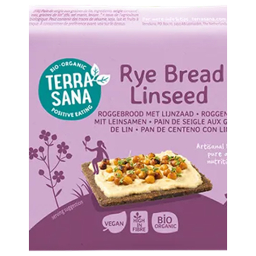 Ψωμί σίκαλης με λιναρόσπορο