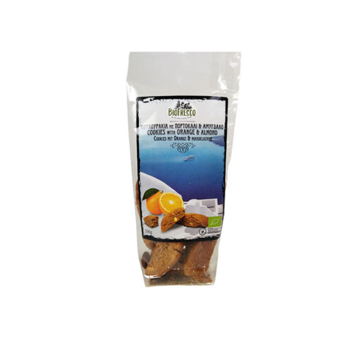 Cookies με πορτοκάλι & αμύγδαλο