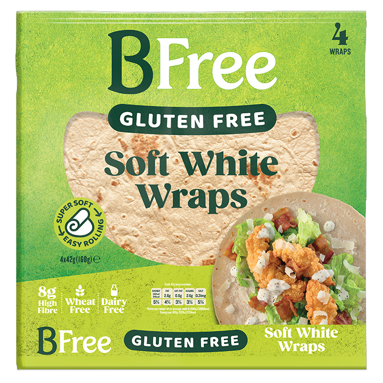 Μαλακές Λευκές Τορτίγιες χωρίς γλουτένη