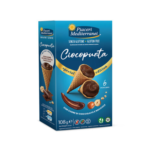 Μίνι Χωνάκια Γκοφρέτας με Σοκολάτα και Κρέμα Φουντουκιού